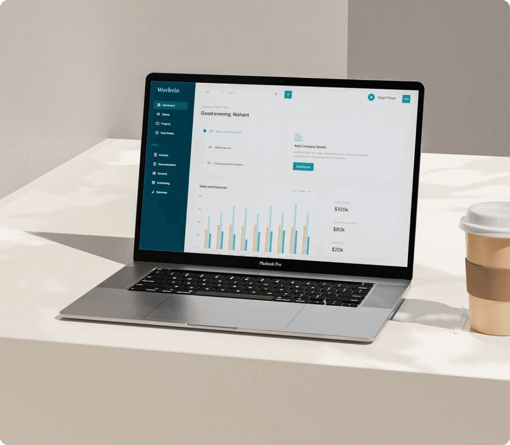 Banner image for Workvio case study by Beyond Labs